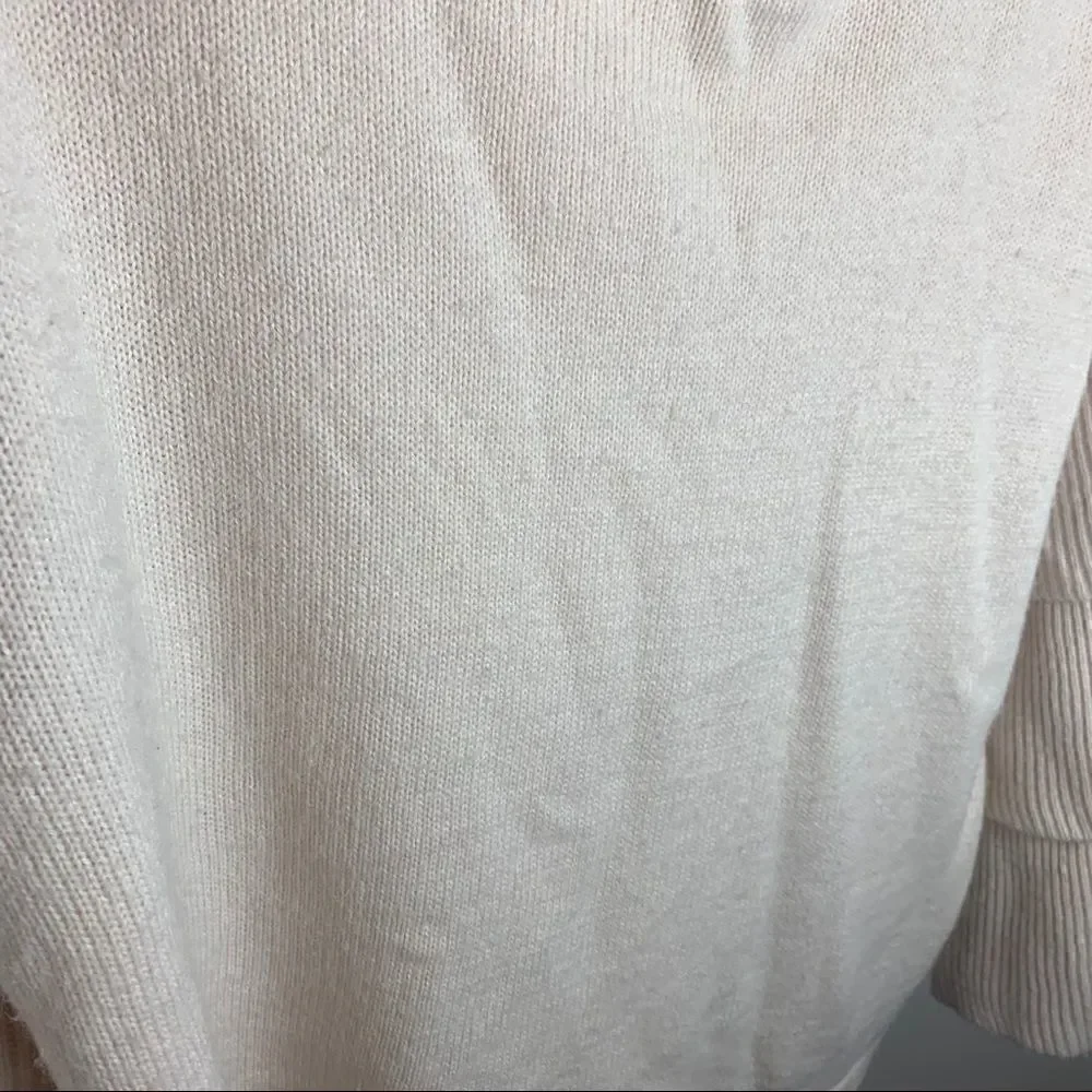 Lumiere light pink blush sweater layered sleeve M Al
